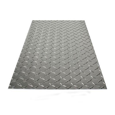 Chequered Perforated Stainless Steel 304 Plate AISI /  JIS Standard