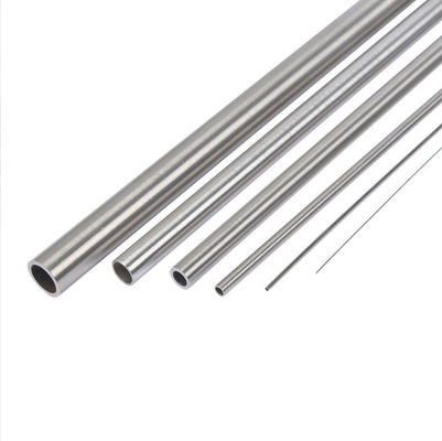 Bright 304 Stainless Steel Welded Pipe JIS SS Capillary Tube 0.2mm Thickness